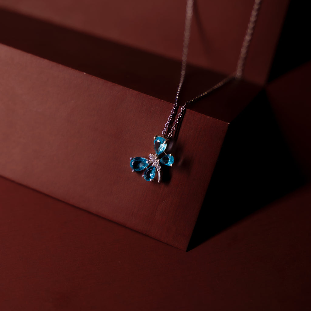Celure Butterfly Pendant(Sky Blue)