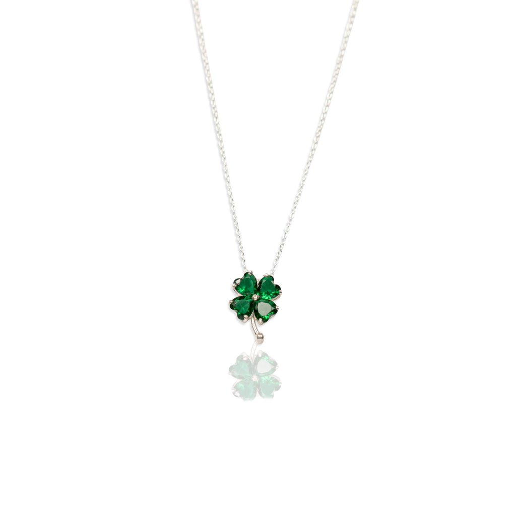 Emerald Luck Charm Necklace