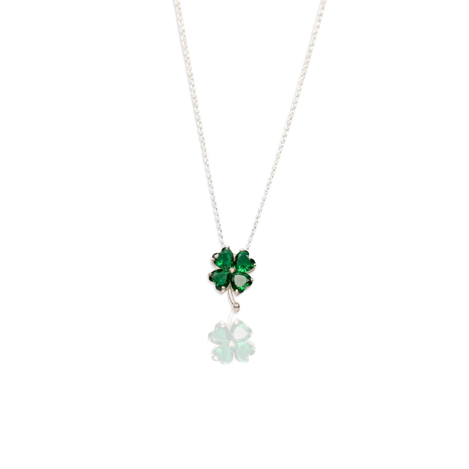 Emerald Luck Charm Necklace