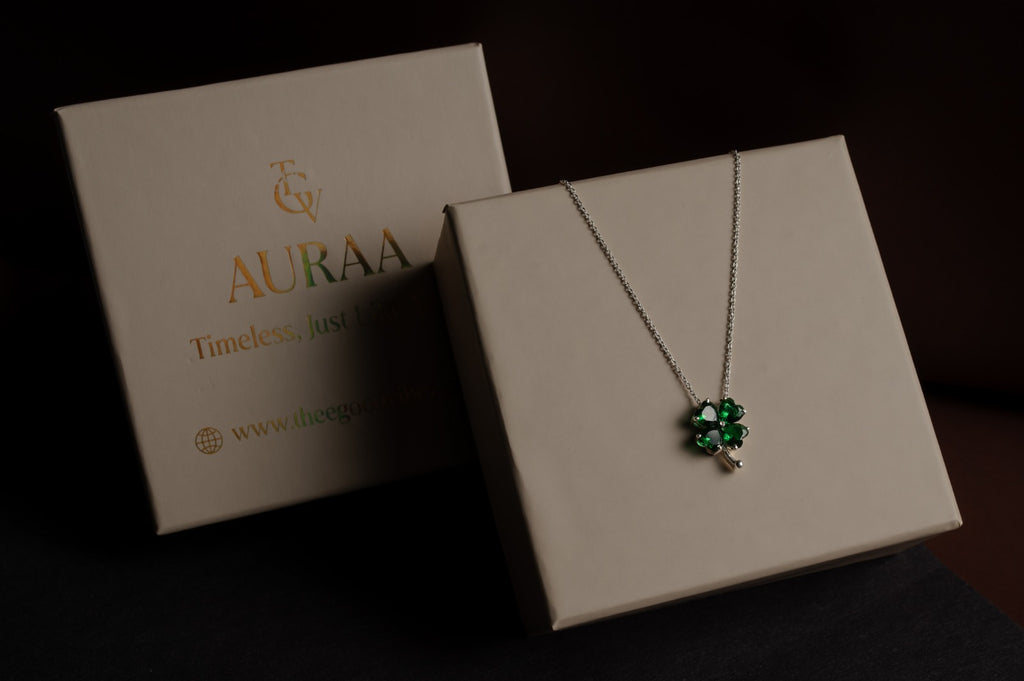Emerald Luck Charm Necklace