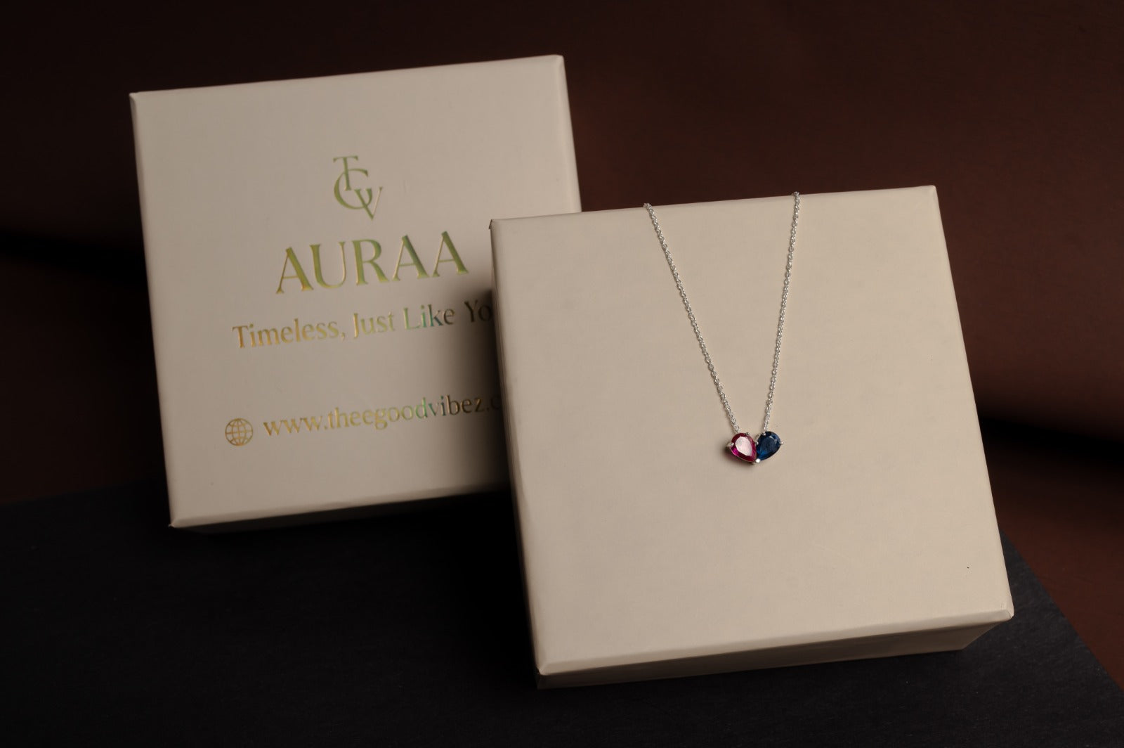 The Auraa Heart-to-Heart (Berry & Azure Edition)
