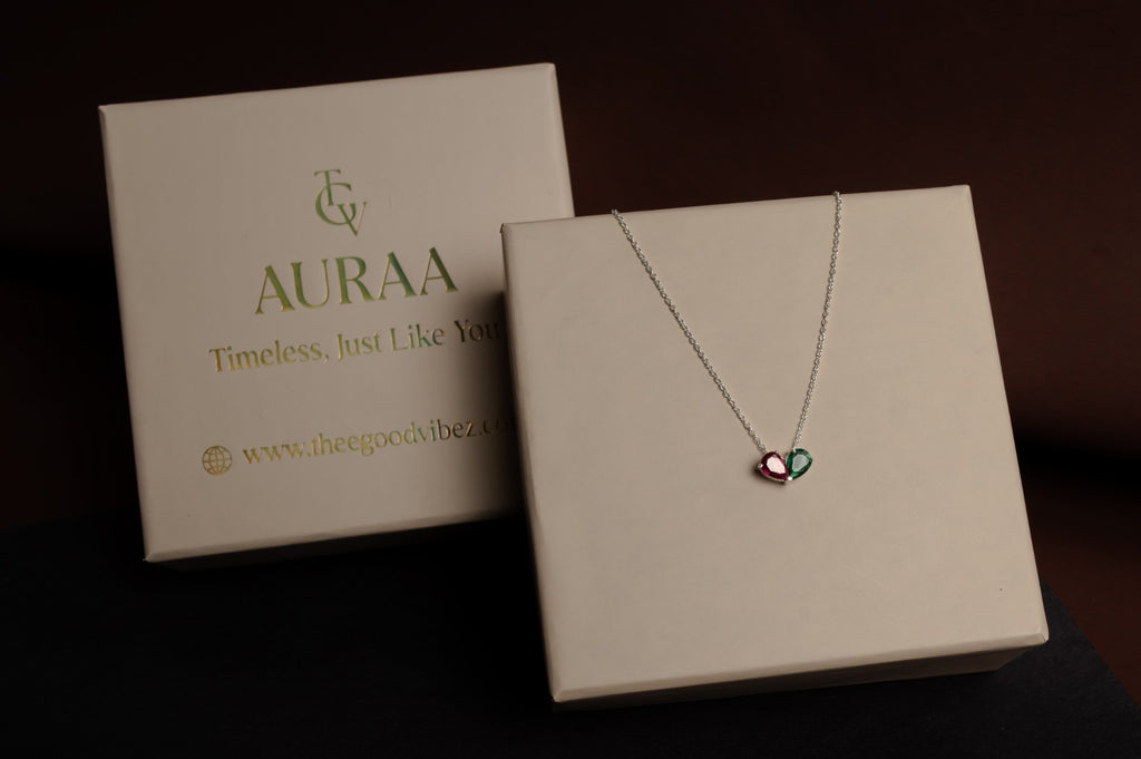 The Auraa Heart-to-Heart (Ruby & Emerald Edition)