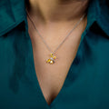 Aurum Flutter Pendant(Yellow Butterfly)