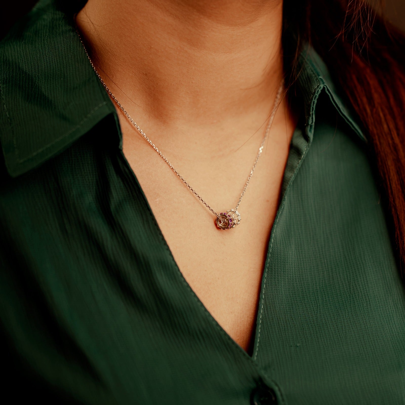 Nexus Chroma Necklace(Ring Chain)